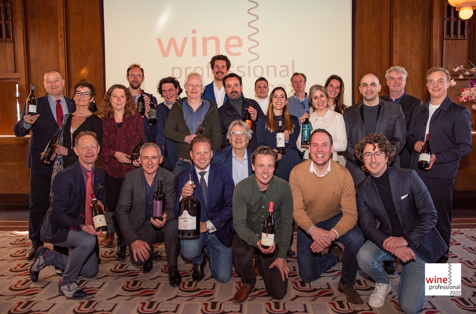 Trotse wijnimporteurs tijdens  Wineprofessional  2022