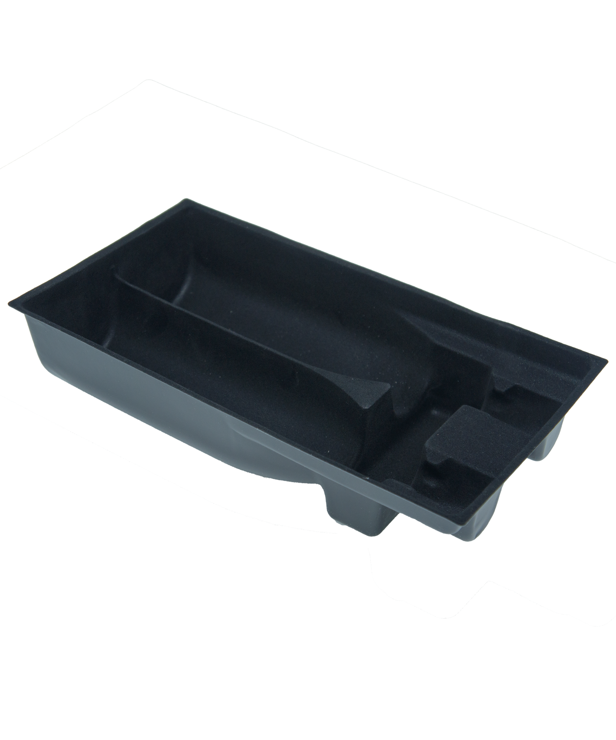 Zwart fluwelen interieur voor wijnkist 2 flessen