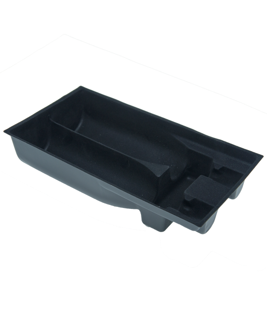 Zwart fluwelen interieur voor wijnkist 2 flessen