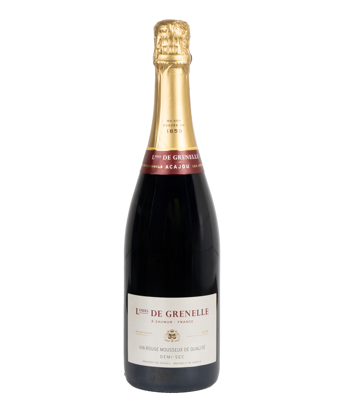 Louis de Grenelle &#39;Acajou&#39; Vin Rouge Mousseux Demi-Sec