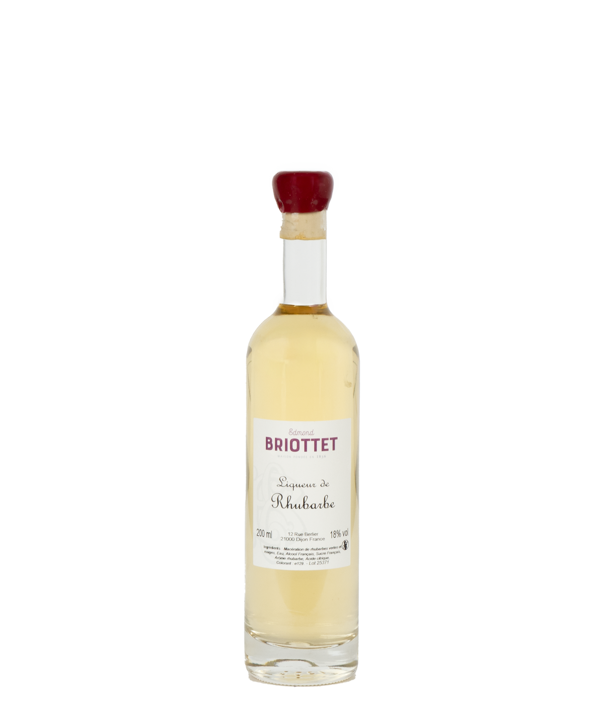 Briottet Liqueur de Rhubarbe - 0,20L Briottet
