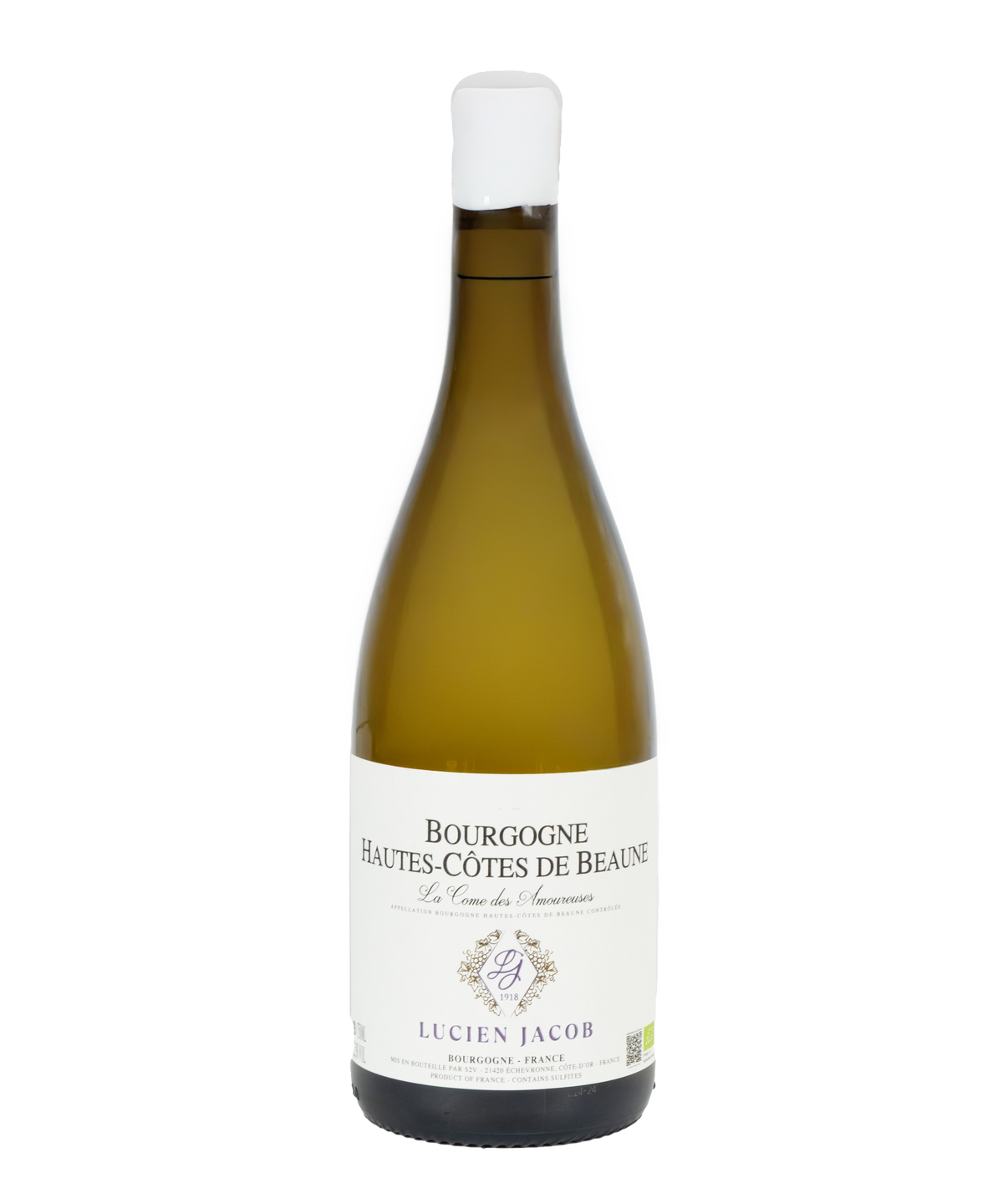 Lucien Jacob Hautes-Côtes de Beaune Blanc BIO 2024 witte Bourgogne wijn