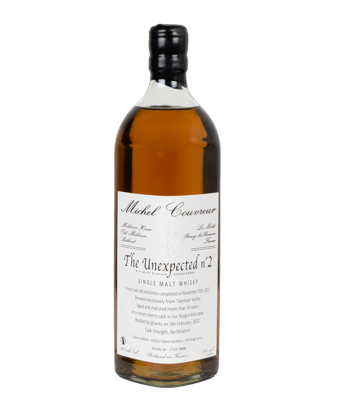 Michel Couvreur &#39;The Unexpected II&#39; Single Malt Whisky 2022 50% - 0,70L