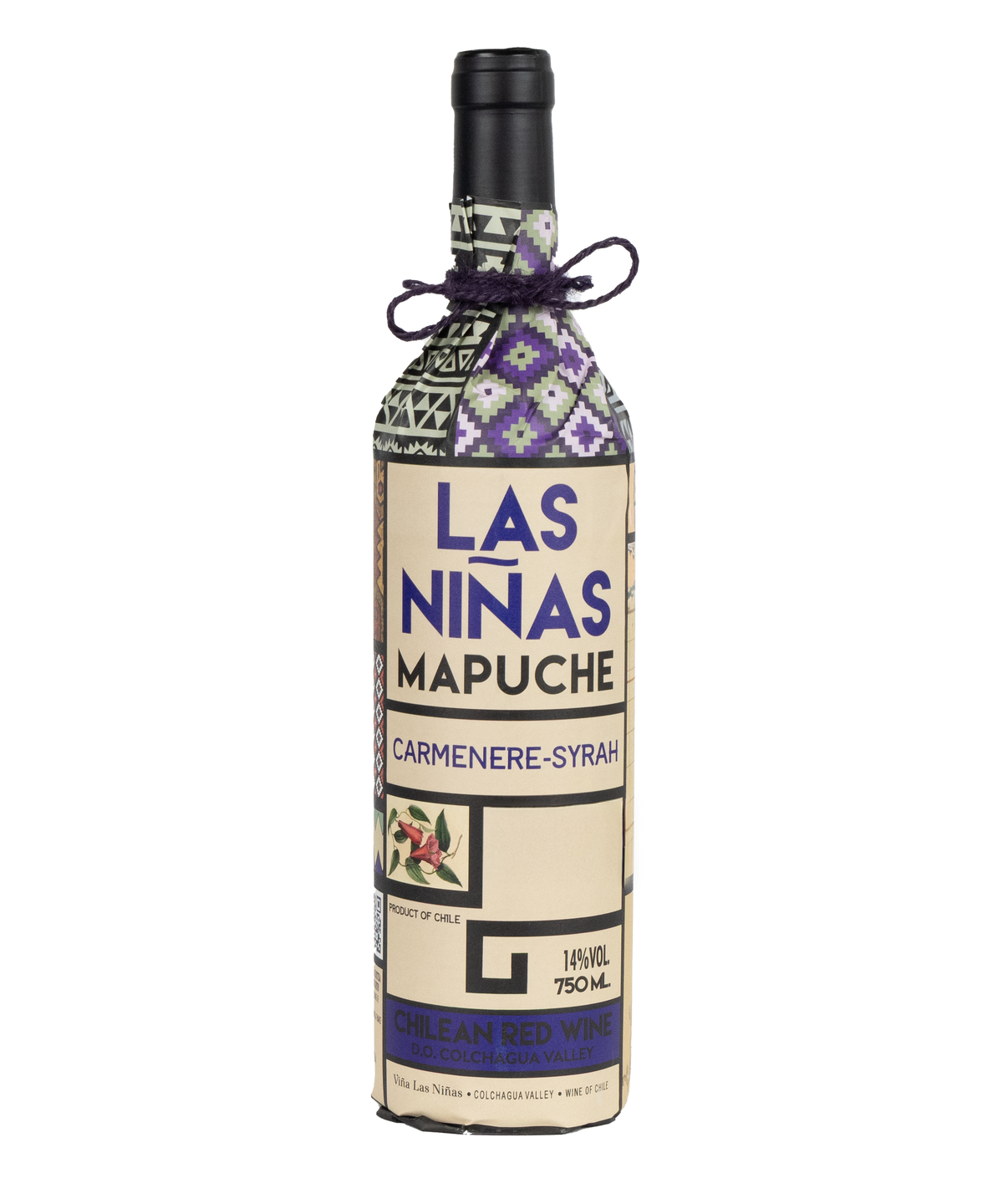 Las Niñas &#39;Mapuche&#39; Carmenere-Syrah 2022