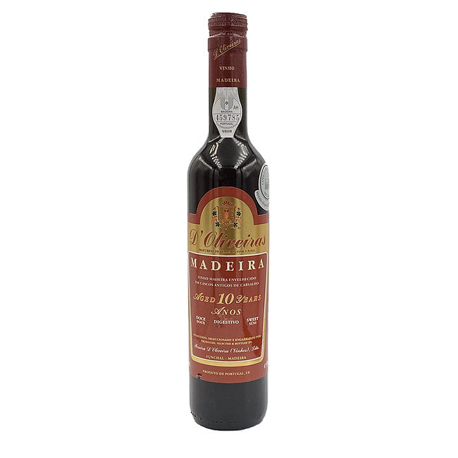 D&#39;Oliveiras Madeira 10 Years Sweet - 0,5L
